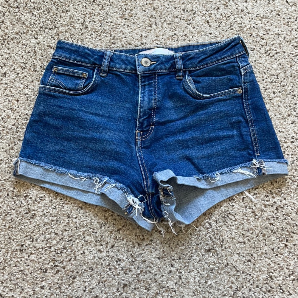 Zara denim shorts